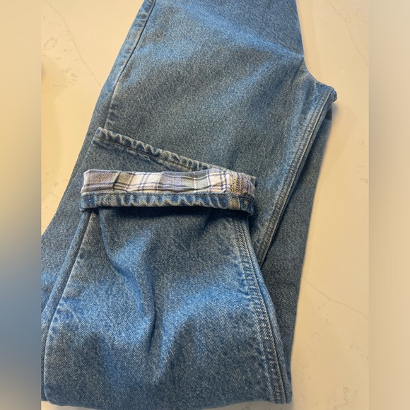 Vintage Carhartt Flannel Lined Blue Jeans Made in USA Women’s 31 x 31 - Picture 9 of 9